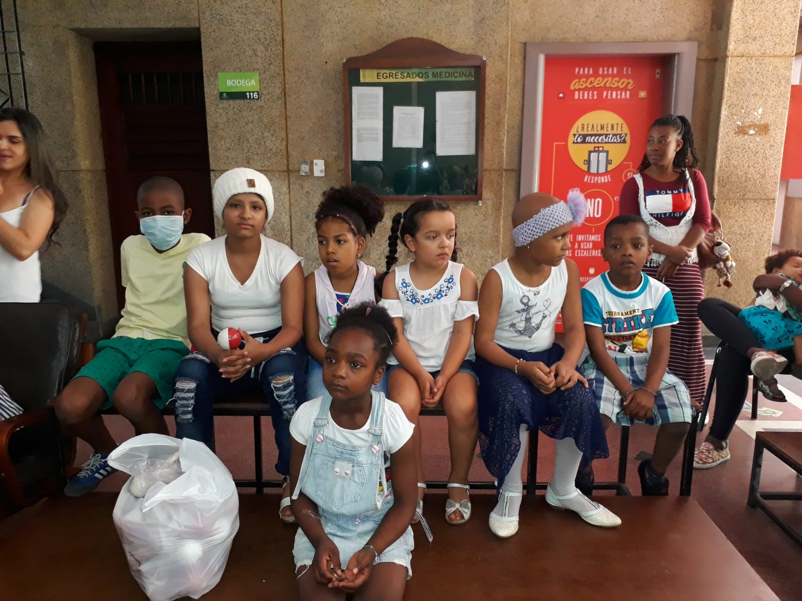 Voluntarios y beneficiarios